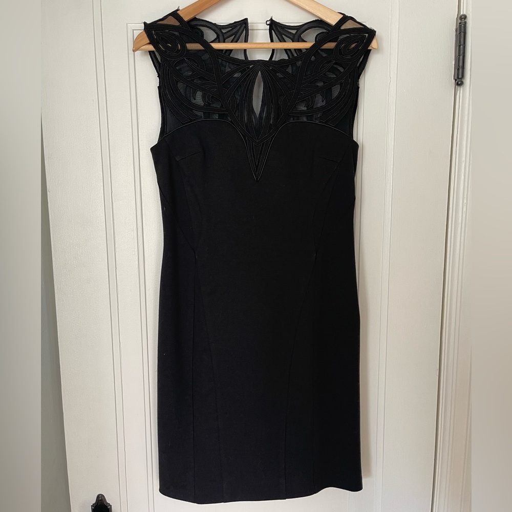 Noemie Slimming LBD with Sheath Caged Bodice sz 8